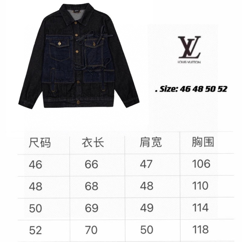 Louis Vuitton - Monogram Denim Workwear Jacket - Petrole - Men - Size: 48 - Luxury