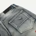 13Amiri Classic Unisex Fully patched letter embroidered washed slim fit jeans #A48766