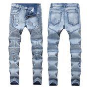 BALMAIN Men's pleated jeans for cheap #9120589