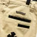 4Chrome Hearts 40 patch cross chino khaki pants #A53419