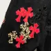 7Chrome Hearts Red, White, Black, &amp; Leopard Cross Patch Carpenter Pants #A53418
