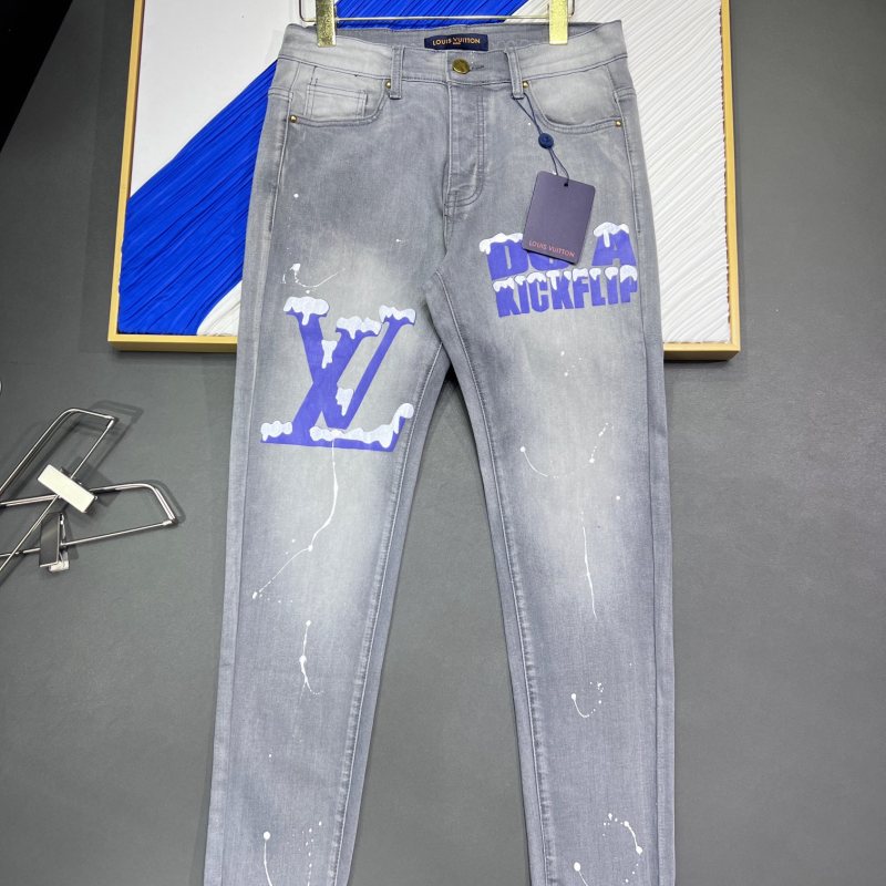 vuitton custom jeans
