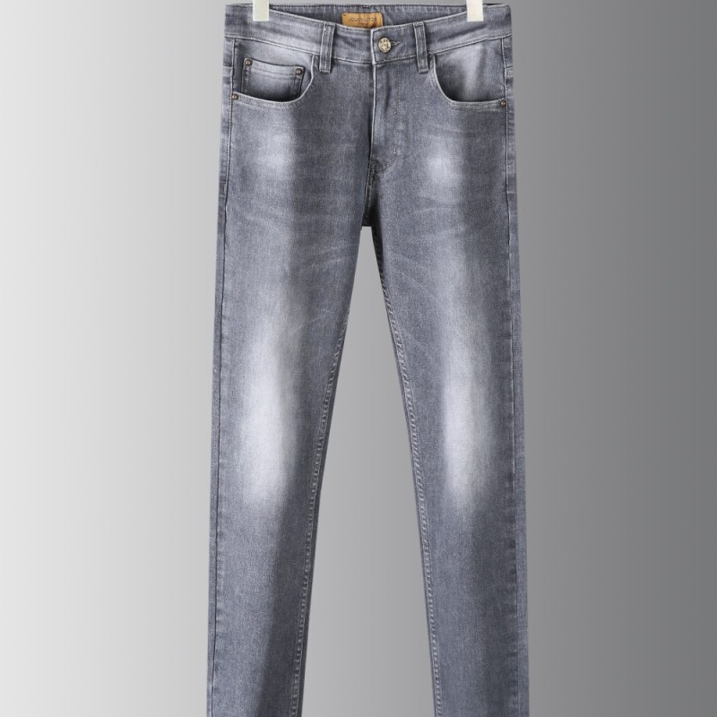 Louis Vuitton Denim Regular Jeans for Men for sale