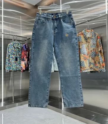 Louis Vuitton Jeans for MEN Luxury Brand Jeans Fashion Blue/Black #A54128
