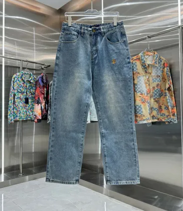 Louis Vuitton Jeans for MEN Luxury Brand Jeans Fashion Blue/Black #A54129