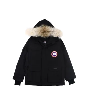 Canada goose jacket 19fw expedition wolf hairs 80% white duck down 1:1 quality Canada goose down coat  for Men and Women #99899250