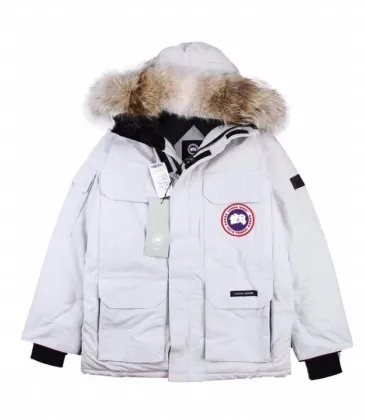 Canada goose jacket 19fw expedition wolf hairs 80% white duck down 1:1 quality Canada goose down coat for Men and Women #99899255