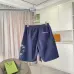 5Chrome Hearts Pants for Chrome Hearts Short pants for men Black/Red/Blue #A53834