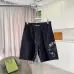 9Chrome Hearts Pants for Chrome Hearts Short pants for men Black/Red/Blue #A53834