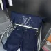 3Louis Vuitton Lettering embroidered denim shorts #A52982
