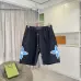 1Louis Vuitton Pants for Louis Vuitton Short Pants for men Black/White/Blue #A53833