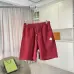 7Moncler pants for Moncler  short pants  for men Red/Blue/Black #A53832