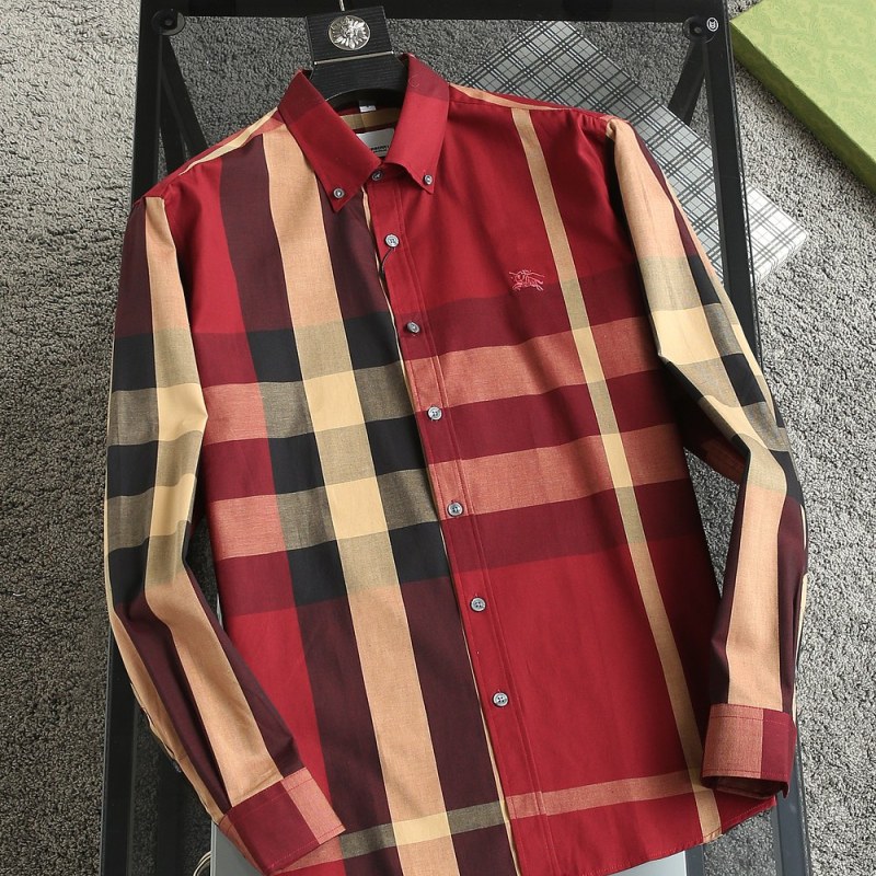 Buy Cheap Burberry Shirts for Men's Burberry Long-Sleeved Shirts