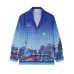1Casablanca Blue 'The Night View' Shirt #A53889