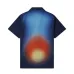 9Casablanca Shirts Gradient Silk Short Sleeve Shirt #A53732