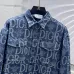 7Dior shirts for Dior Long-Sleeved Shirts for men Black/Blue #A53761
