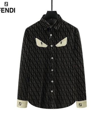 Fendi Shirts for Fendi Long-Sleeved Shirts for men #A30919