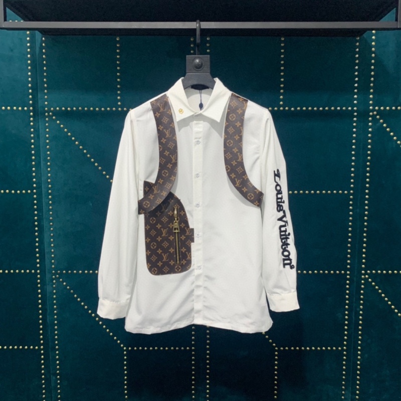 Buy Cheap Louis Vuitton Shirts for Louis Vuitton long sleeved shirts for men  #9999924579 from