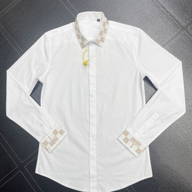 Louis Vuitton White Button-front Shirts for Men