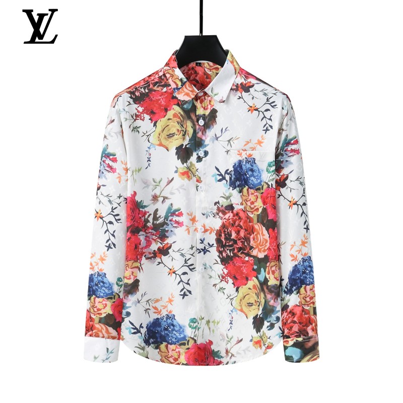 Shirt Louis Vuitton White size 38 EU (tour de cou / collar) in Cotton -  32149957