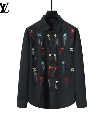 Louis Vuitton Button-Up Men Multi Shirt in Size XL S268 For Sale