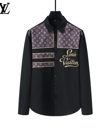 Buy Cheap Louis Vuitton Shirts for Louis Vuitton long sleeved shirts for men  #999934363 from