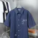 1Louis Vuitton short sleeved shirts for men denim shirt #A52981