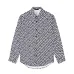 1Versace Shirts for Versace Long-Sleeved Shirts for men Versace Greca Silk Twill Blouse #A53890