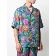 Versace Shirts for Versace Shorts-Sleeveds Shirts For Men #99904655