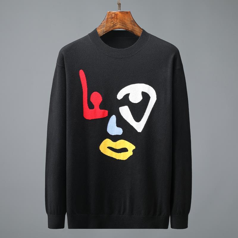 Louis Vuitton 2022 Printed Pullover - Black Sweaters, Clothing