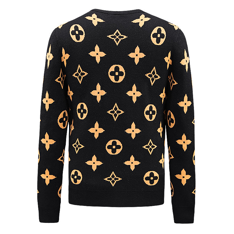 black and yellow louis vuitton sweater