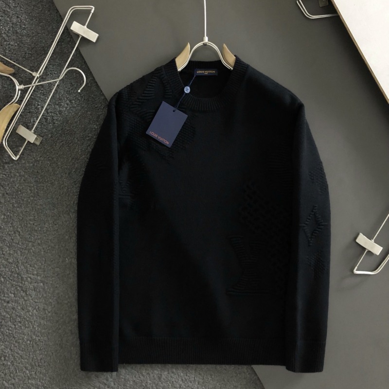 louis vuitton black sweater