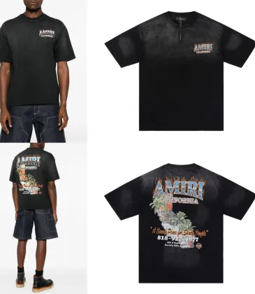 AMIRI SIXTHREESEVEN Bob Marley Tour T-Shirt in Washed Black #A53511