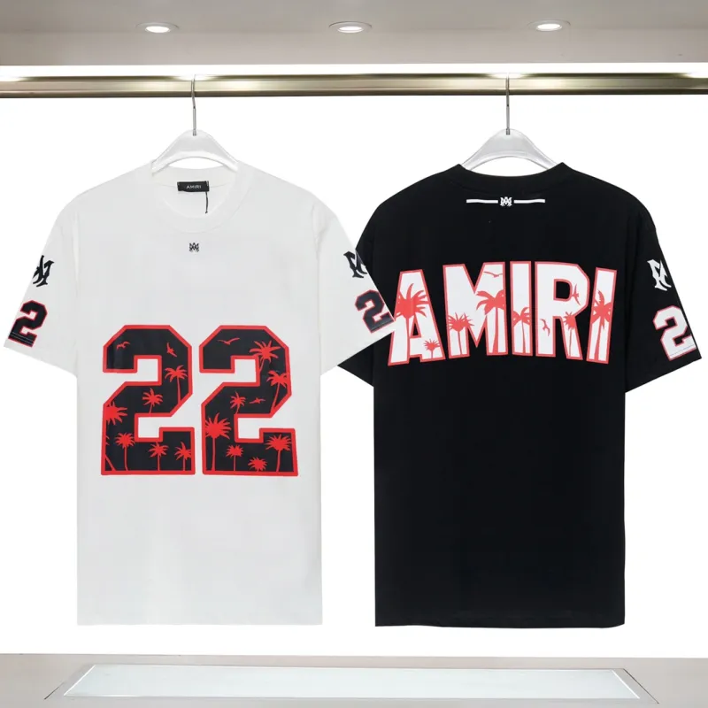 Amiri 22 Jersey Tee in Black