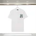 22Amiri T-shirts AMIRI Watercolor Ma Tee Black/White #A53435