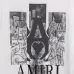 8Amiri T-shirts Front and back pattern printing letter logo embroidery 260g double yarn cotton fabric #A47346
