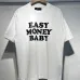 8Amiri T-shirts easy money baby Black/White #A54010