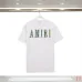 4Amiri Watercolor Short-Sleeve Logo Tee In Black/White #A53782
