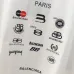 7Balenciaga Gucci T-shirts for Men  BALENCIAGA Logo Print Pink/White/Grey #A54096
