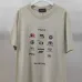 9Balenciaga Gucci T-shirts for Men  BALENCIAGA Logo Print Pink/White/Grey #A54096