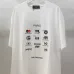 1Balenciaga Gucci T-shirts for Men  BALENCIAGA Logo Print Pink/White/Grey #A54096