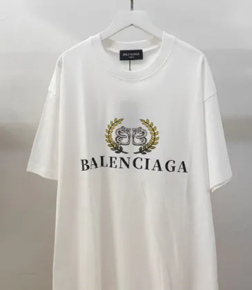 Balenciaga Gucci T-shirts for Men  BALENCIAGA Logo Print White #A54097