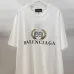 1Balenciaga Gucci T-shirts for Men  BALENCIAGA Logo Print White #A54097