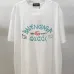 1Balenciaga Gucci T-shirts for Men  Pure Cotton Graphic White #A54095