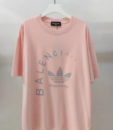 Balenciaga T-shirts for Men BALENCIAGA × adidas T-shirt Logo Print Cotton 4 colors #A54088