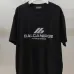 1Balenciaga T-shirts for Men Balenciaga Men's Active Logo T Shirt Black/White #A54085