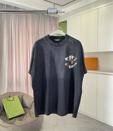Balenciaga T-shirts for Men Black/White/Red #A53505