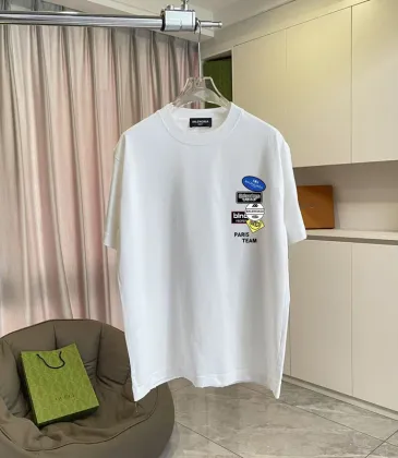 Balenciaga T-shirts for Men Black/White/Red #A53508