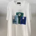 6Balenciaga T-shirts for Men Pure Cotton Graphic T-Shirt Black/White #A54086