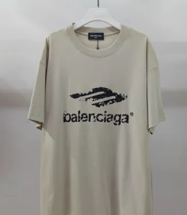 Balenciaga T-shirts for Men Tape Type T-shirt Cotton 4 colors #A54090